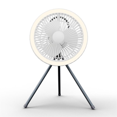 Air Cooling Portable Camping Fan With Ring Light 1000-1500 RPM