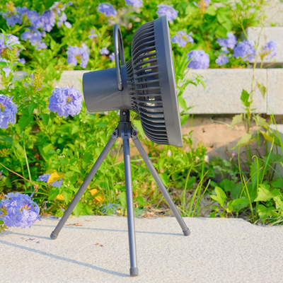 Rechargeable Battery Lighted Tent Fan 30 hrs With Remote Control