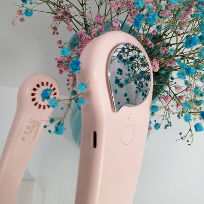 Portable Hands Free Neck Fan 4000mAh Battery Air Conditioner Around Neck
